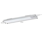 Prios LED meubelverlichting Saverio, USB, bewegingsmelder