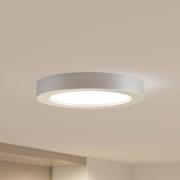 Prios Edwina LED plafondlamp zilver 24,5cm 3st