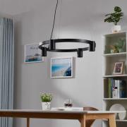 Arcchio Brinja hanglamp zwart 4-lamps rond
