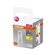 OSRAM Base PIN LED stiftlamp G4 1,8W 200lm per 5