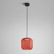 Bover Nans S/31 LED buiten hanglamp, rood