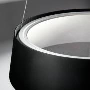 Stilnovo LED hanglamp Oxygen, zwart, Ø 56 cm