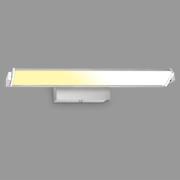 LED wandlamp Udonga, draaibaar, CCT, Dime, nikkel