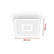 LED paneel Centerlight wit Afstandsbediening CCT RGB 30x30cm