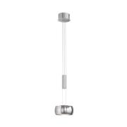 LED hanglamp Colette, 1-lamp, chroom/nikkel