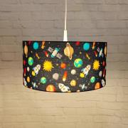 Hanglamp Weltall met stoffen kap