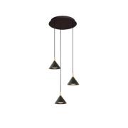 LED hanglamp Jolly, 3-lamps, rond