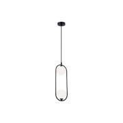 Hanglamp Fancy, 2-lamps, zwart