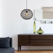 Hanglamp Senni, zwart, Ø 39 cm