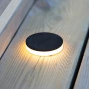 Tuin 24 Deklamp zwart 3W lateraal Ø6cm