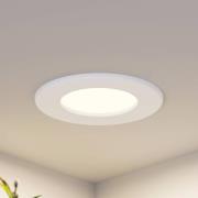 Prios LED inbouwlamp Cadance, wit, 11,5 cm, dimbaar