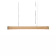 LZF I-Club Slim LED hanglamp 120cm beuken naturel