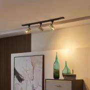 Prios Jorell railsystem 1-lamp goud 3-lamps