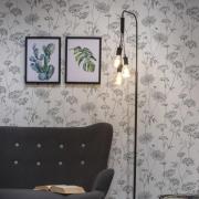 It's about RoMi Oslo vloerlamp met cementvoet