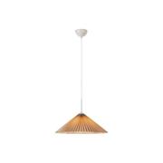 Hanglamp Plisado met geplooide kap, beige