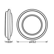 Ledvance Orbis Berlin LED plafondlamp zwart 49cm