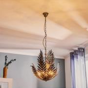 Hanglamp Felce als Farn in brons