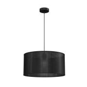 Hanglamp Jovin, 1-lamp, Ø 40cm, zwart