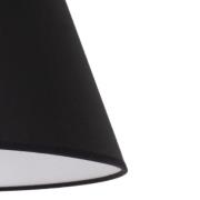 Lampenkap Sofia hoogte 31 cm, zwart/wit