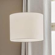 Textiel hanglamp Harris, kap wit