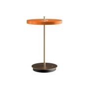 UMAGE LED tafellamp Asteria Move, oranje/messing 31 cm