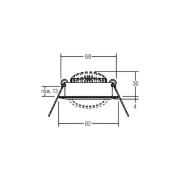 BRUMBERG BB03 inbouw RC driver hoekig zwart