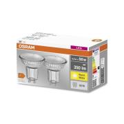LED reflectorlamp GU10 PAR16 4,3W 2.700K 36° set van 2