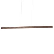 Envostar Lineo LED hanglamp donker grenen 135cm