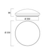 Sylvania Start Surface LED Deck met sensor Ø 33cm