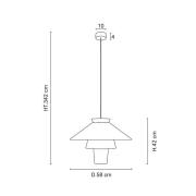 MARKET SET Hanglamp Ruche, Ø 58 cm, oker