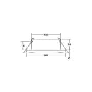 BRUMBERG Chooose LED inbouwdownlight, rond, nikkel