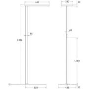 BRUMBERG Mikol LED vloerlamp met indirect aandeel