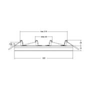 BRUMBERG Moon Midi LED plafondpaneel RC CCT Ø22,5cm