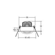 BRUMBERG BB19 dim2wam RC aansluitbox mat zwart