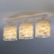 Cloud plafondlamp voor kinderkamer 3-lamps grijs