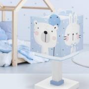 Dalber Baby Jungle kinderkamer-tafellamp, blauw