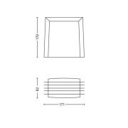 Philips myGarden Shades buitenwandlamp E27 grijs