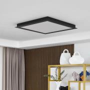 Lucande Smart LED plafondlamp Leicy zwart 65 cm RGB CCT