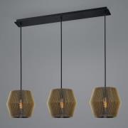 Hanglamp Layer van karton dubbele kegel 3-lamps