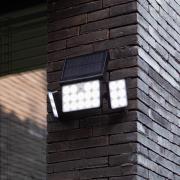 LED buitenwandlamp op zonne-energie Tuda, 32,1 cm