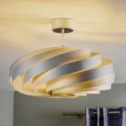 Vento plafondlamp, aluminiumkleurig, Ø 60 cm, metaal