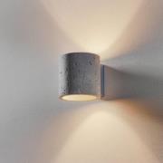 Wandlamp Ara als betonnen cilinder
