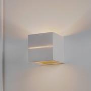 Wandlamp keramiek Top, wit, 15 x 15 cm