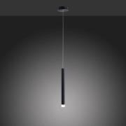 LED hanglamp Bruno, 1-lamp, zwart