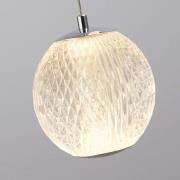 LED hanglamp Allure, chroom, rond, 5-lamps