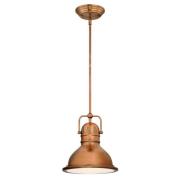 Westinghouse hanglamp Boswell, koperkleurig