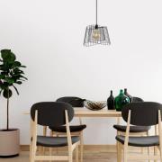 Hanglamp Byisoo 6345 1-lamp Ø40cm zwart