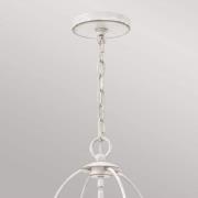 Bradbury hanglamp, 4-lamps, wit