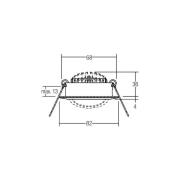 BRUMBERG BB03 Spot RC driver ronde aansluitdoos zwart mat