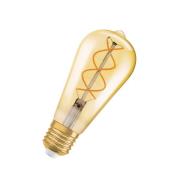 OSRAM LED Vintage 1906 Edison, goud, E27, 4W, 2.000K, dimbaar.